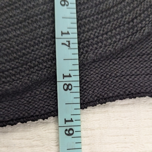 Isela Cropped Cardigan Chevron Knitted Sweater Pistachio Women's M - Picture 6 of 9